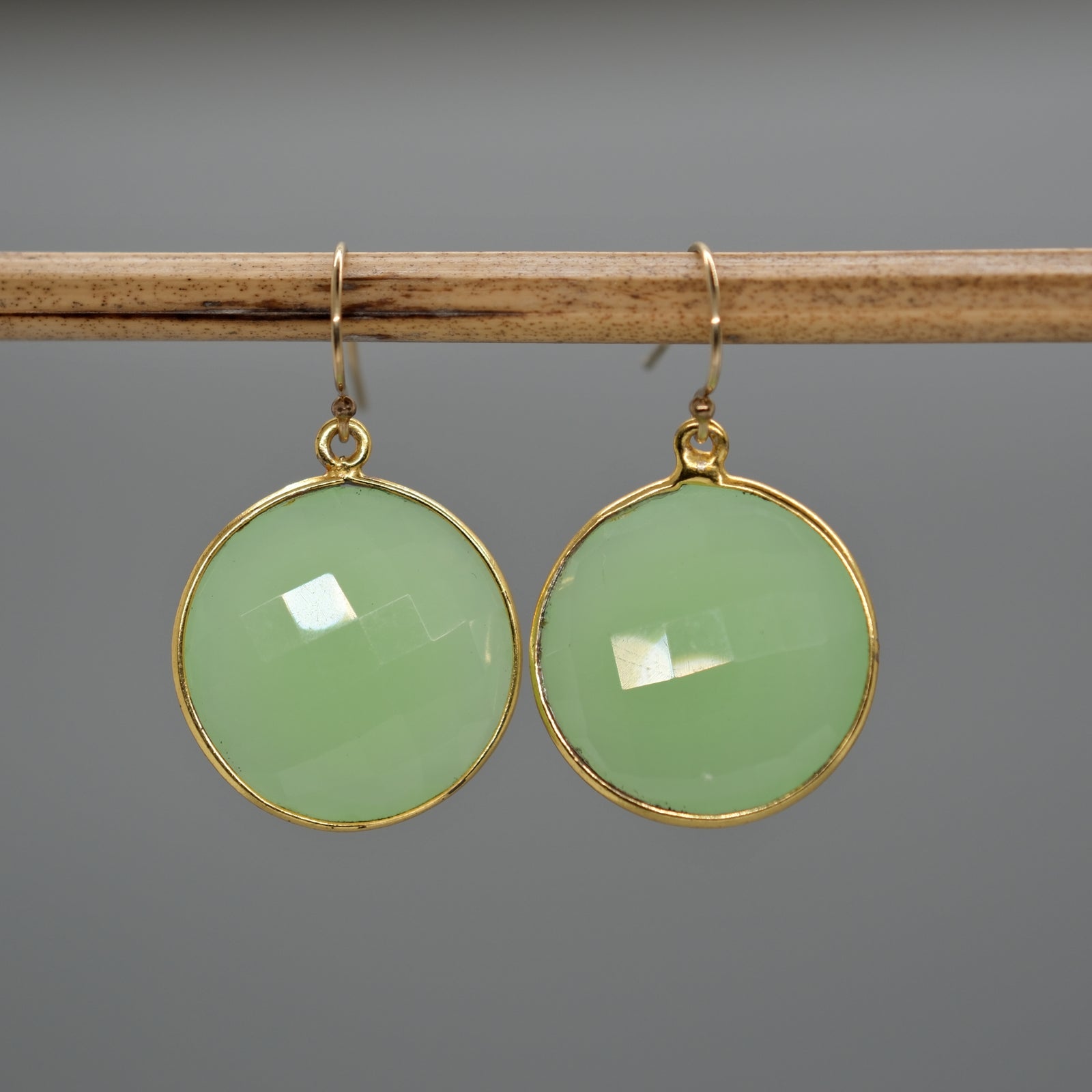 Round Drop Earrings