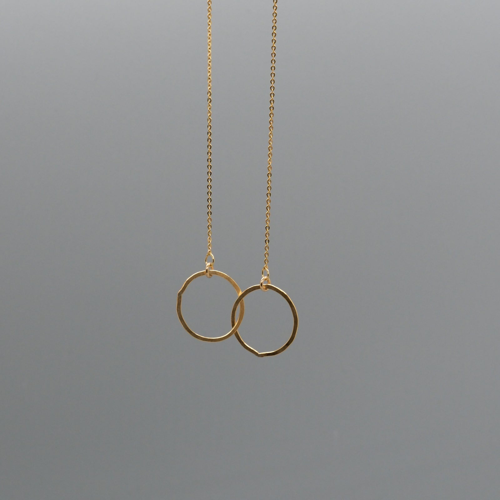 double ring necklace