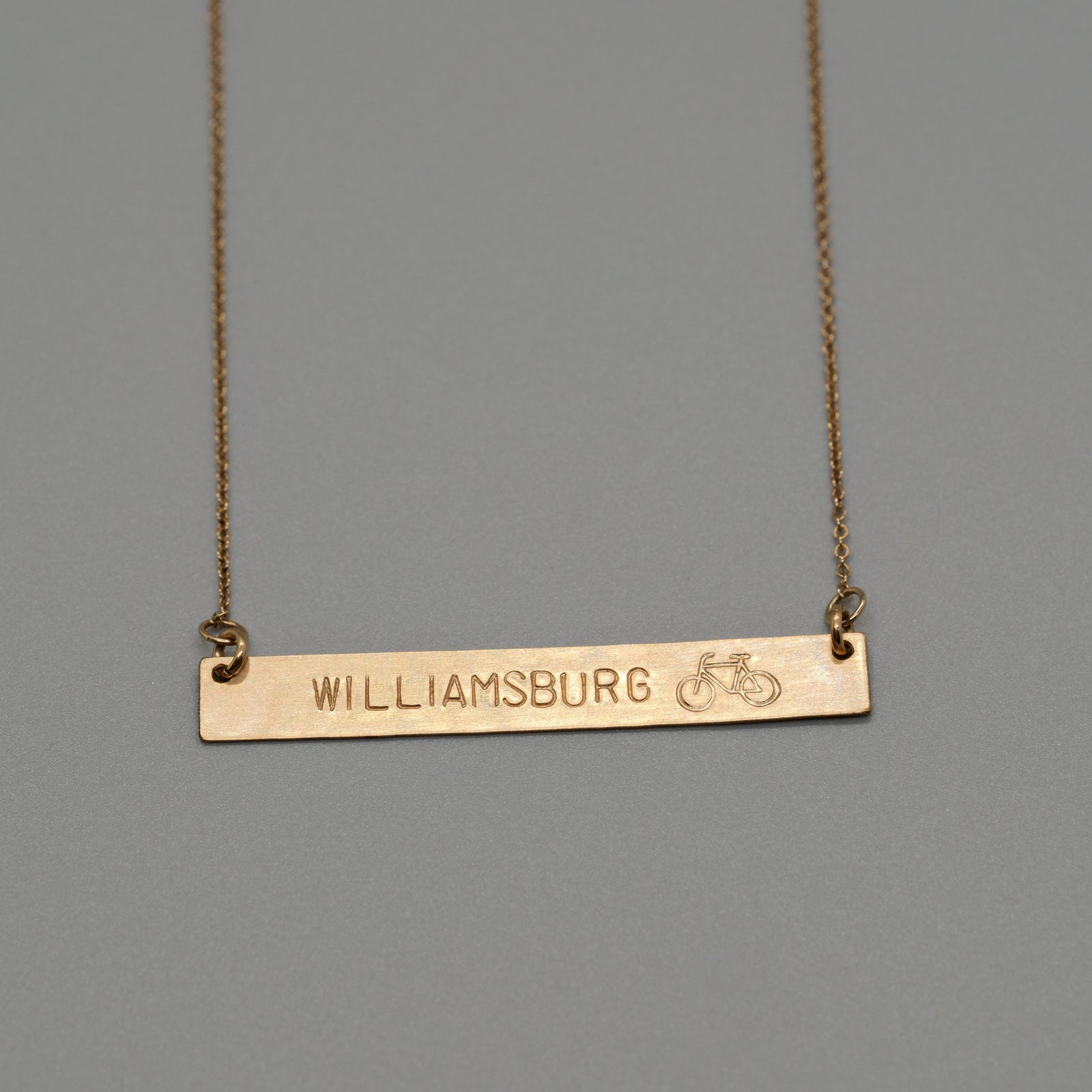 williamsburg bar necklace