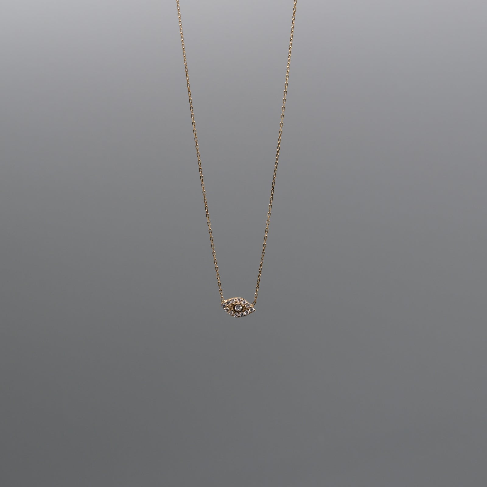 mini evil eye necklace