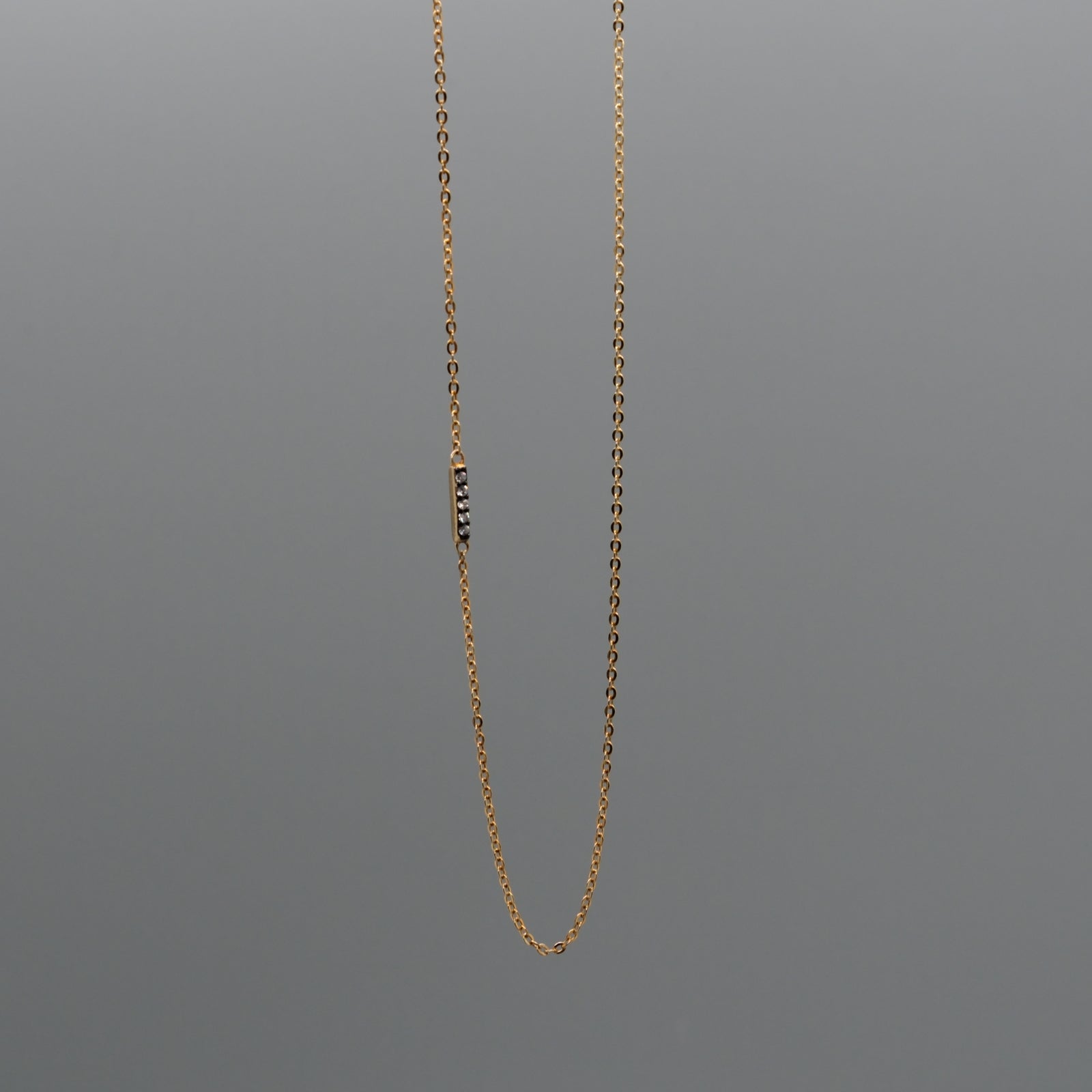 sparkle bar necklace
