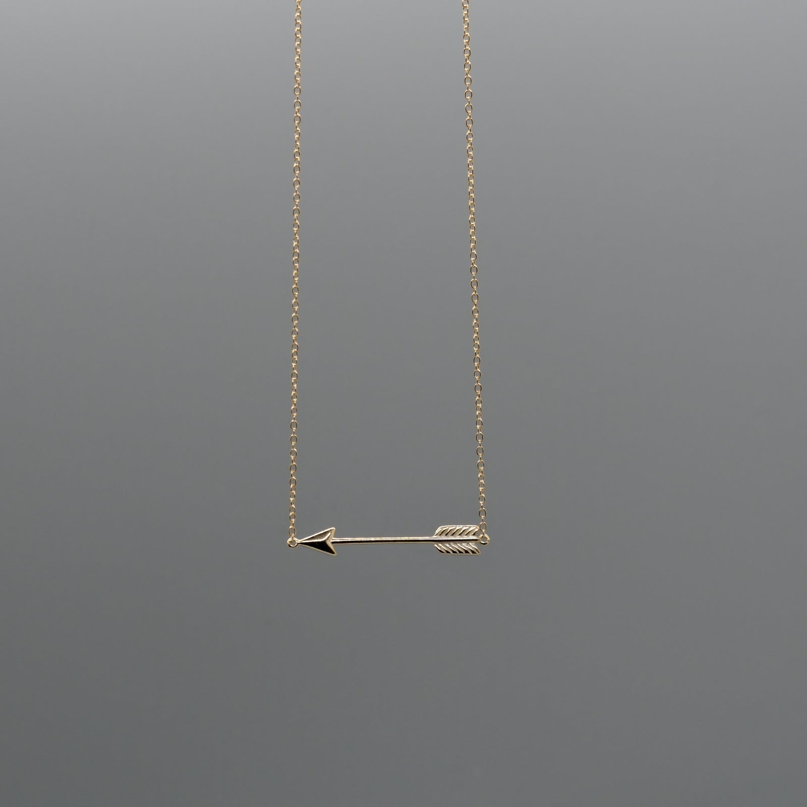 small arrow necklace