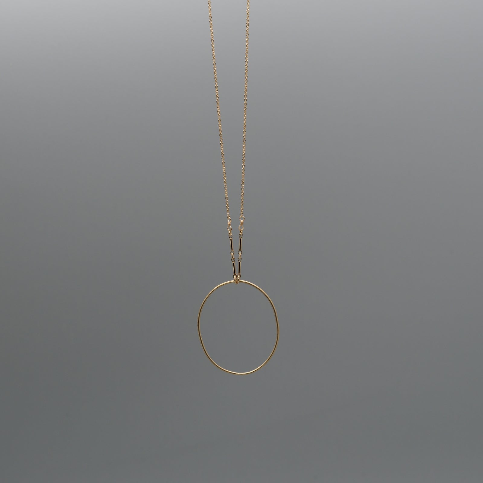golden loop necklace