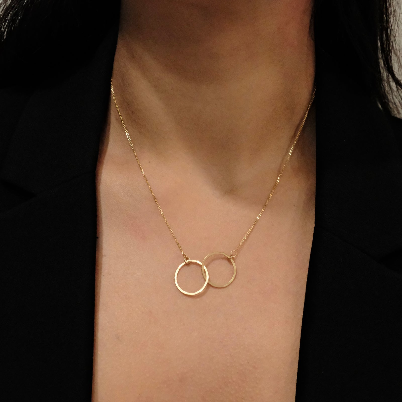 double ring necklace