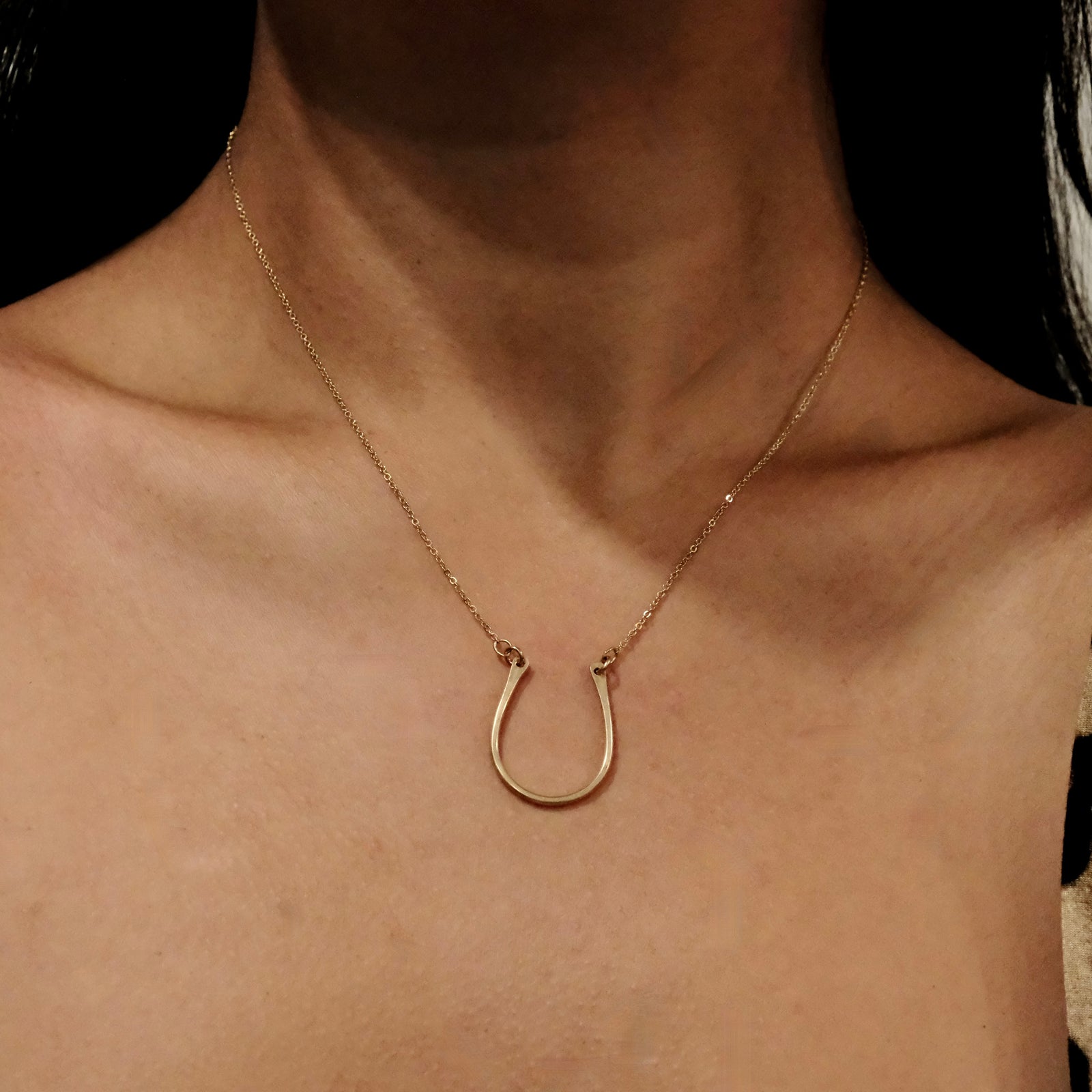 horseshoe necklace