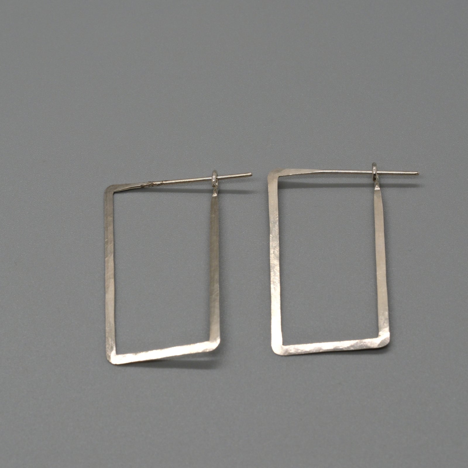 frame hoop earrings