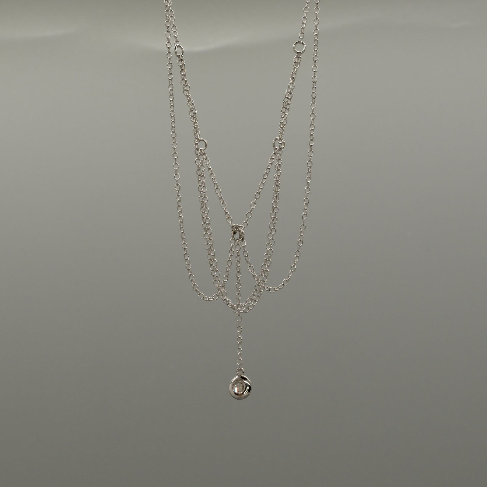 Layered choker necklace