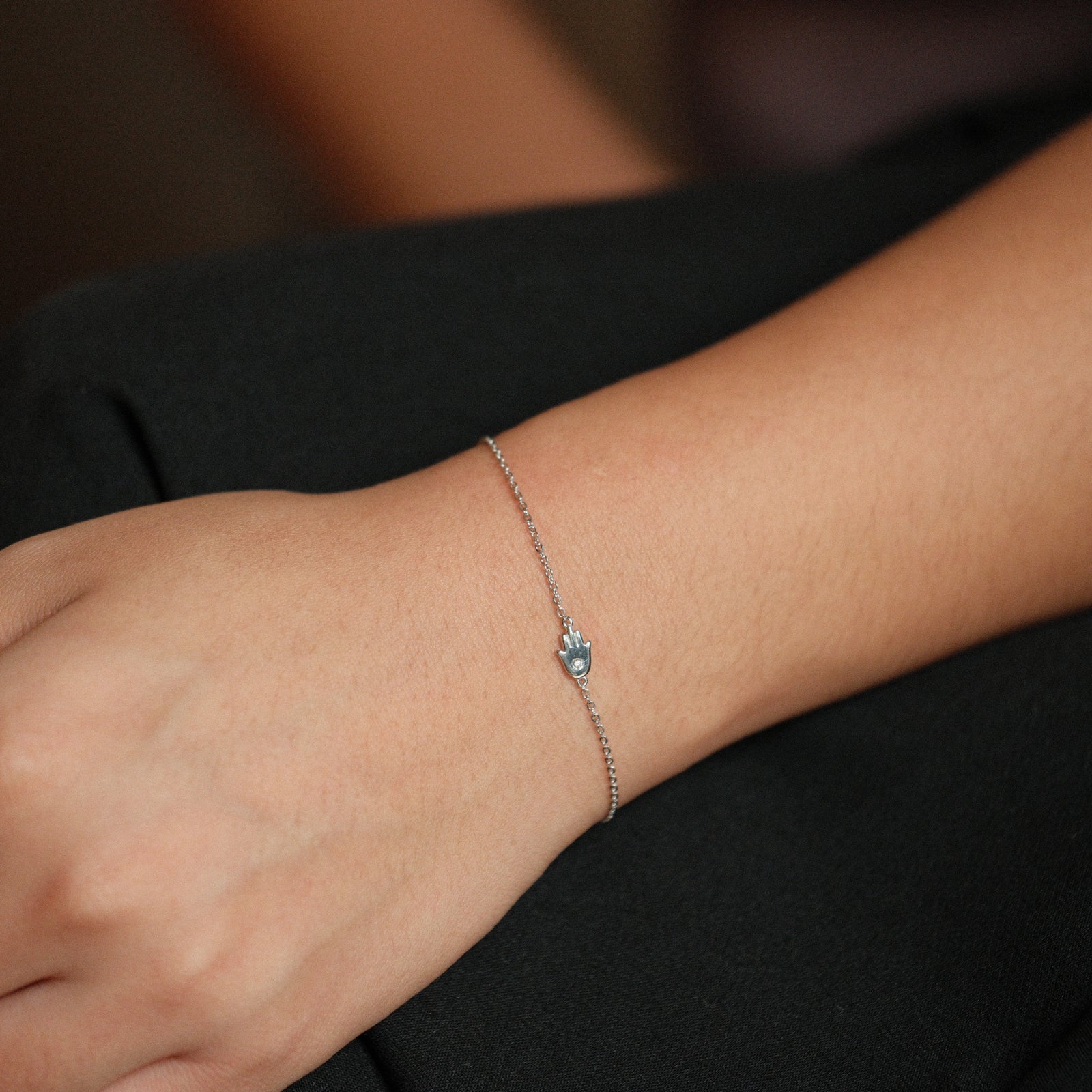 mini hamsa bracelet