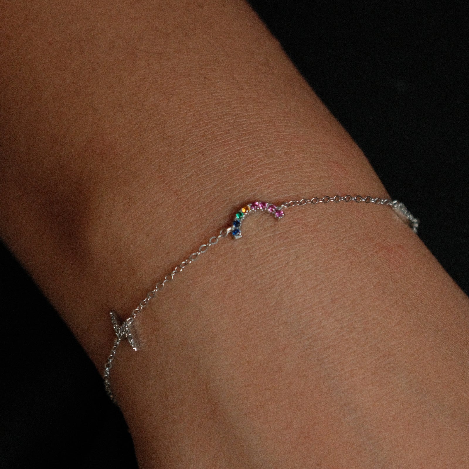 Silver Starlight Chain Bracelet