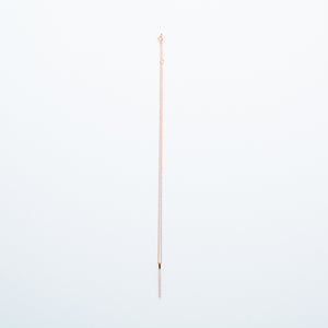 NSC - Vertical CZ Bar Necklace in Gold Plated