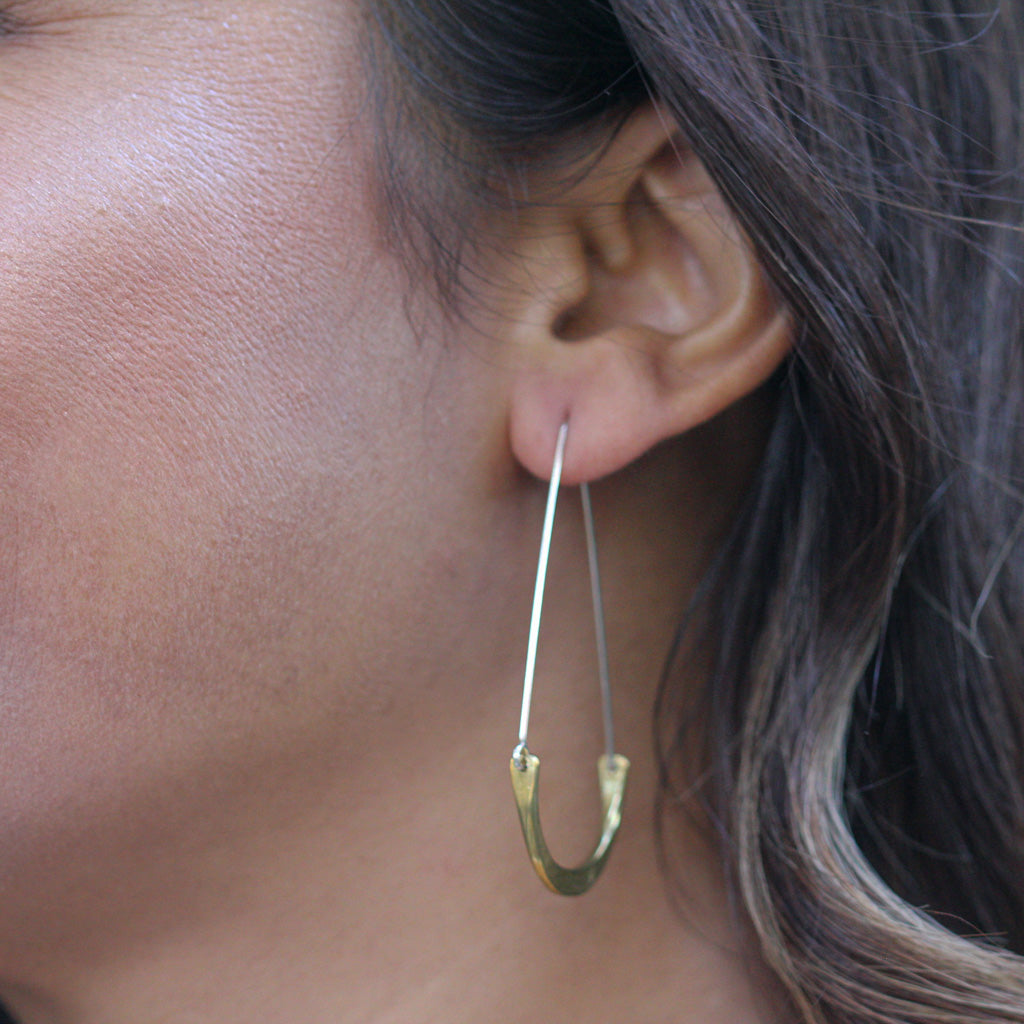 Long Crescent Hoops