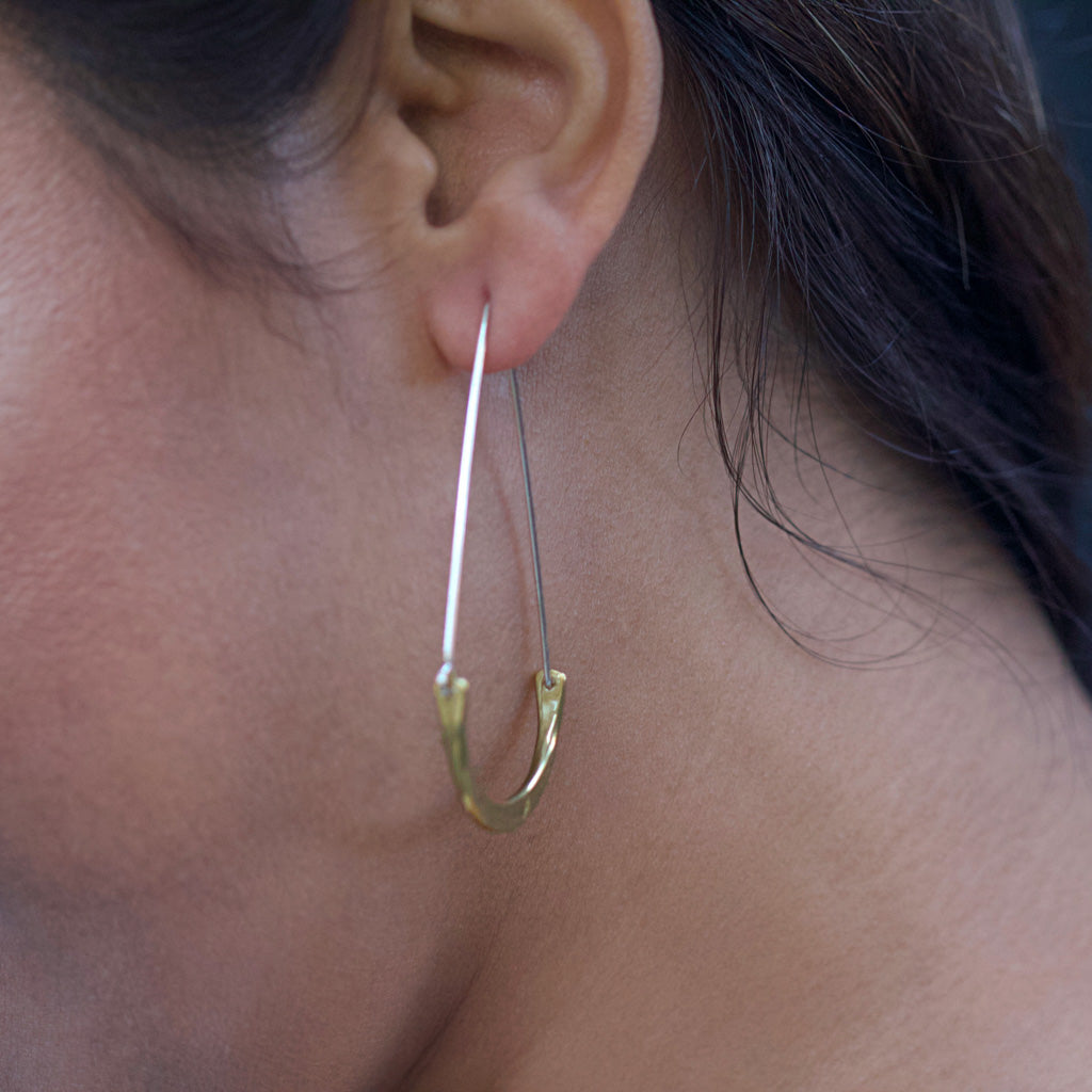 Long Crescent Hoops