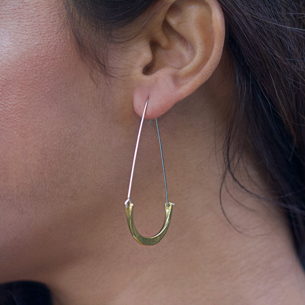 Long Crescent Hoops