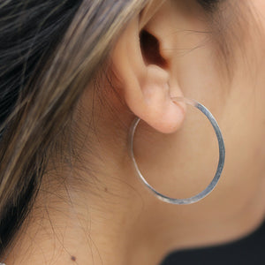 Jessica Decarlo - Small hammered hoop