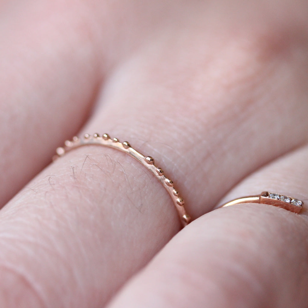 NFC - Double bar open ring