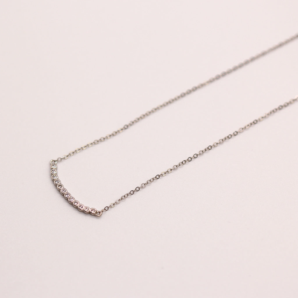 NSC - curved bezel necklace
