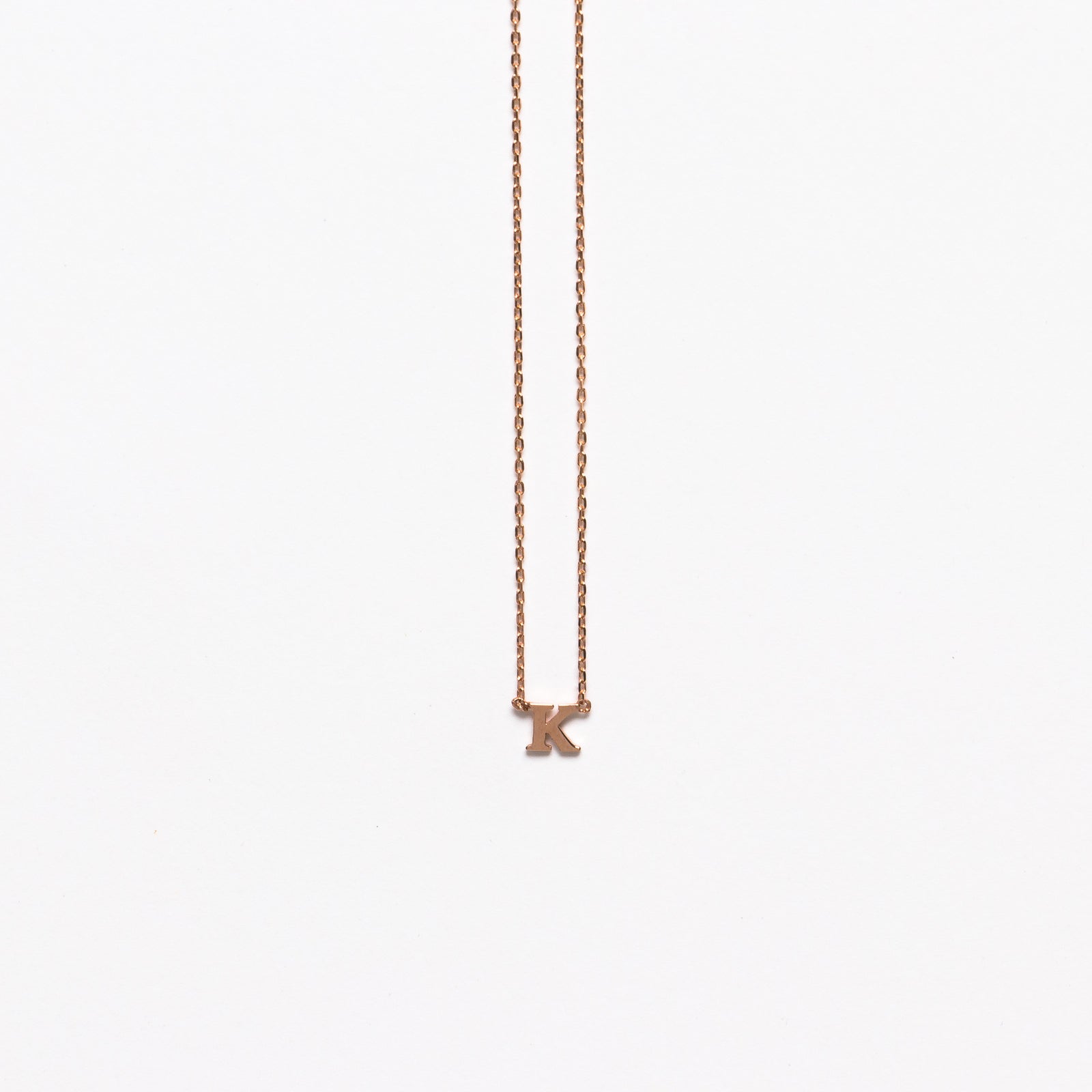 NFC - Mini Initial K necklace