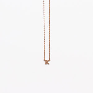 NFC - Mini Initial K necklace