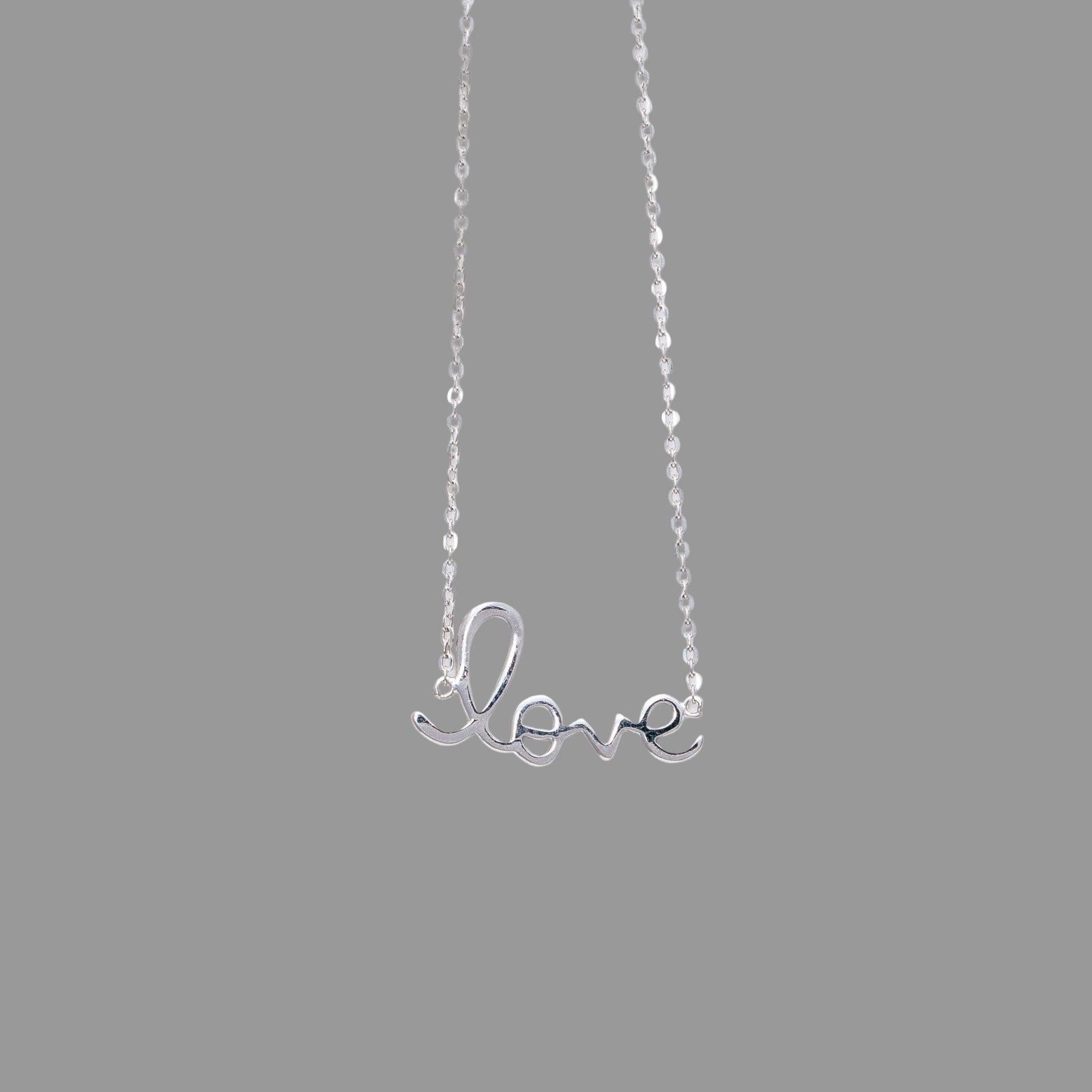 Scripted Love Necklace