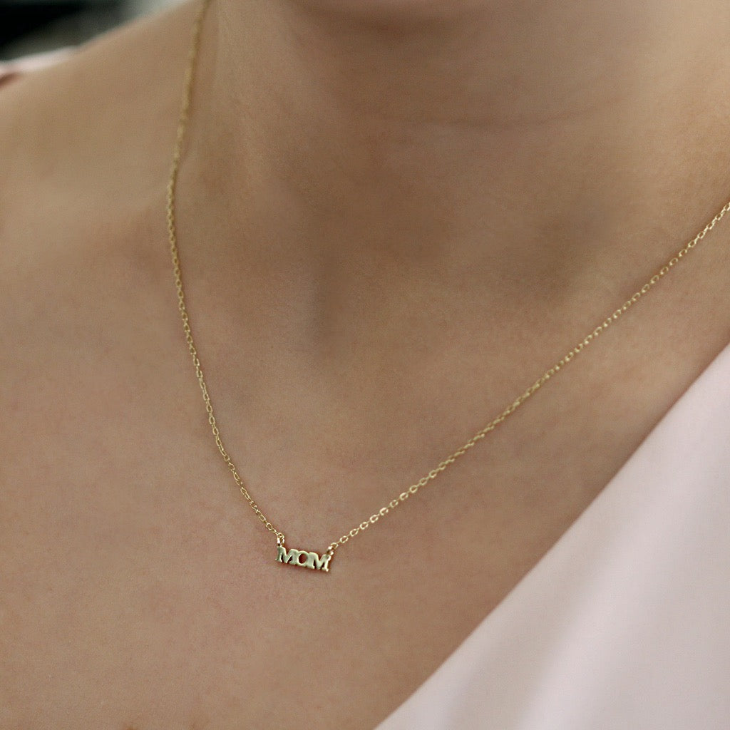 mini mom necklace