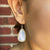 Misha - chalcedony drop earrings