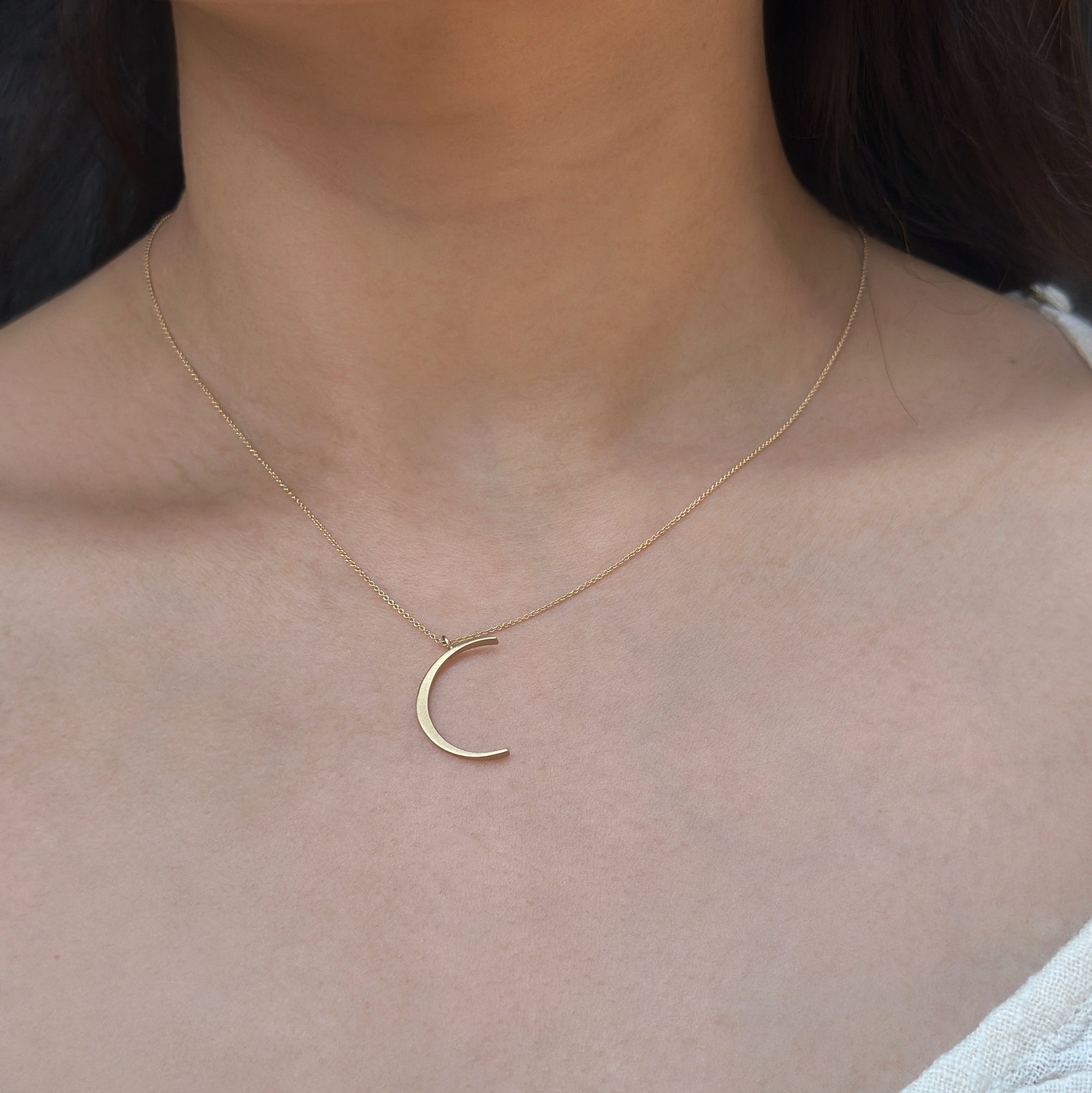 Carla Caruso - Crescent Moon Necklace
