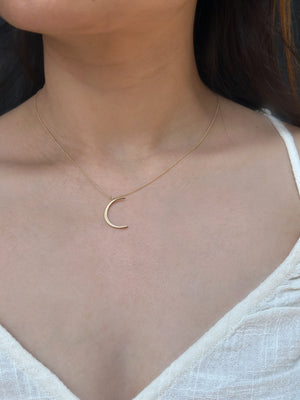 Carla Caruso - Crescent Moon Necklace