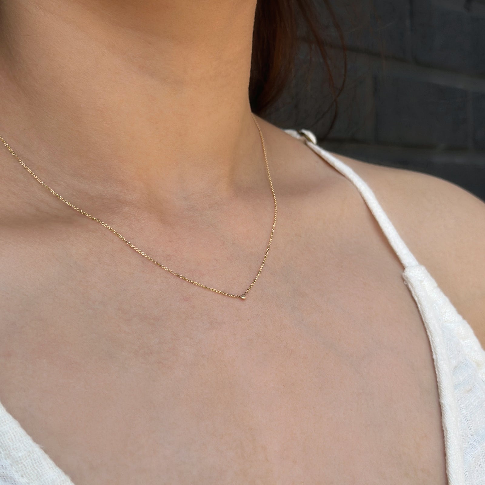 itty bitty circle necklace