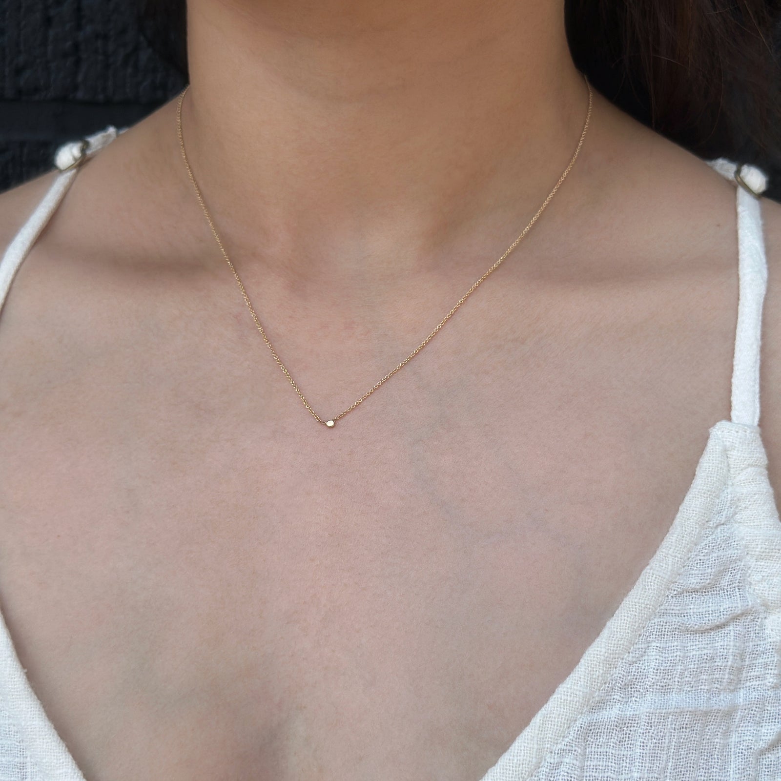 itty bitty circle necklace