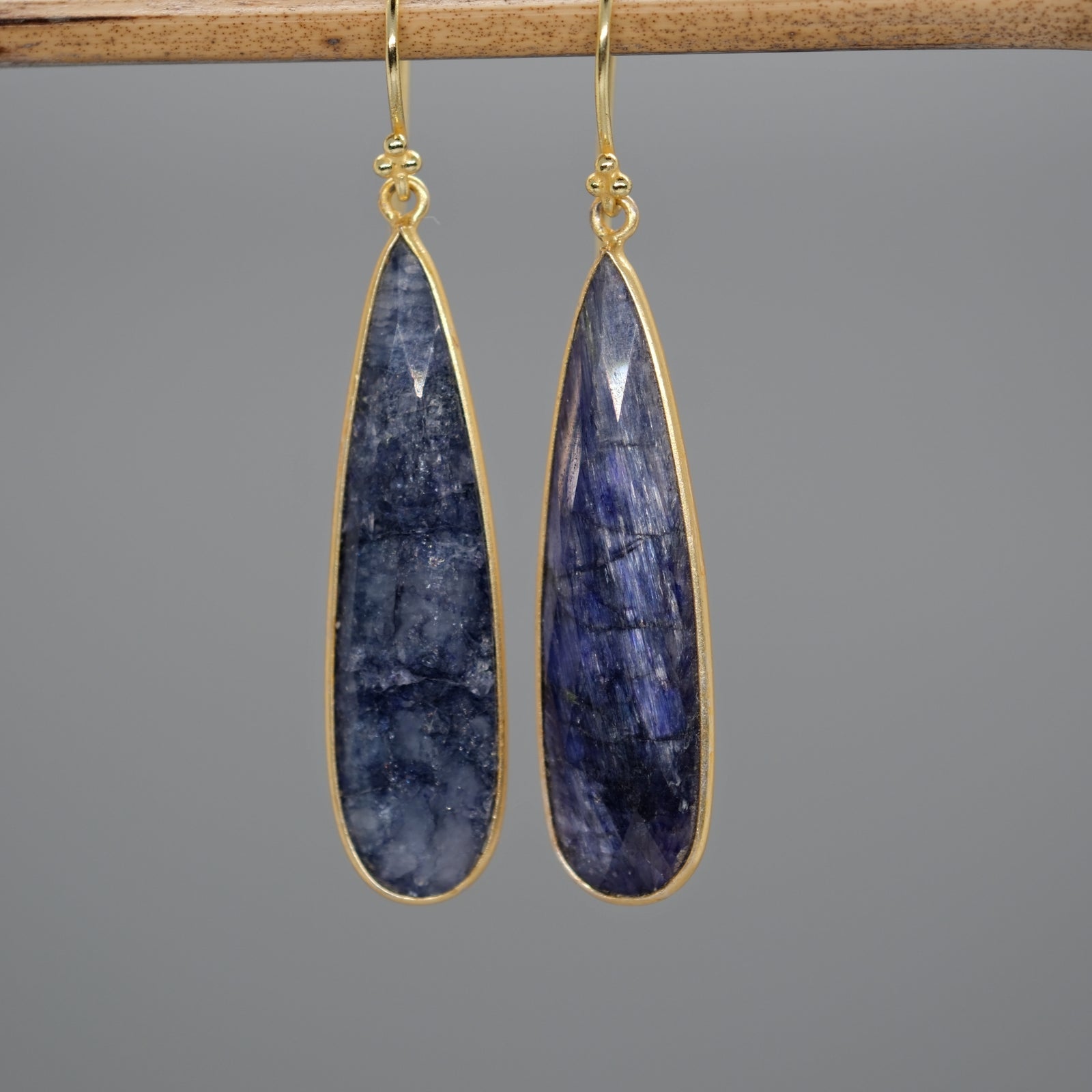 Large teardrop earrings