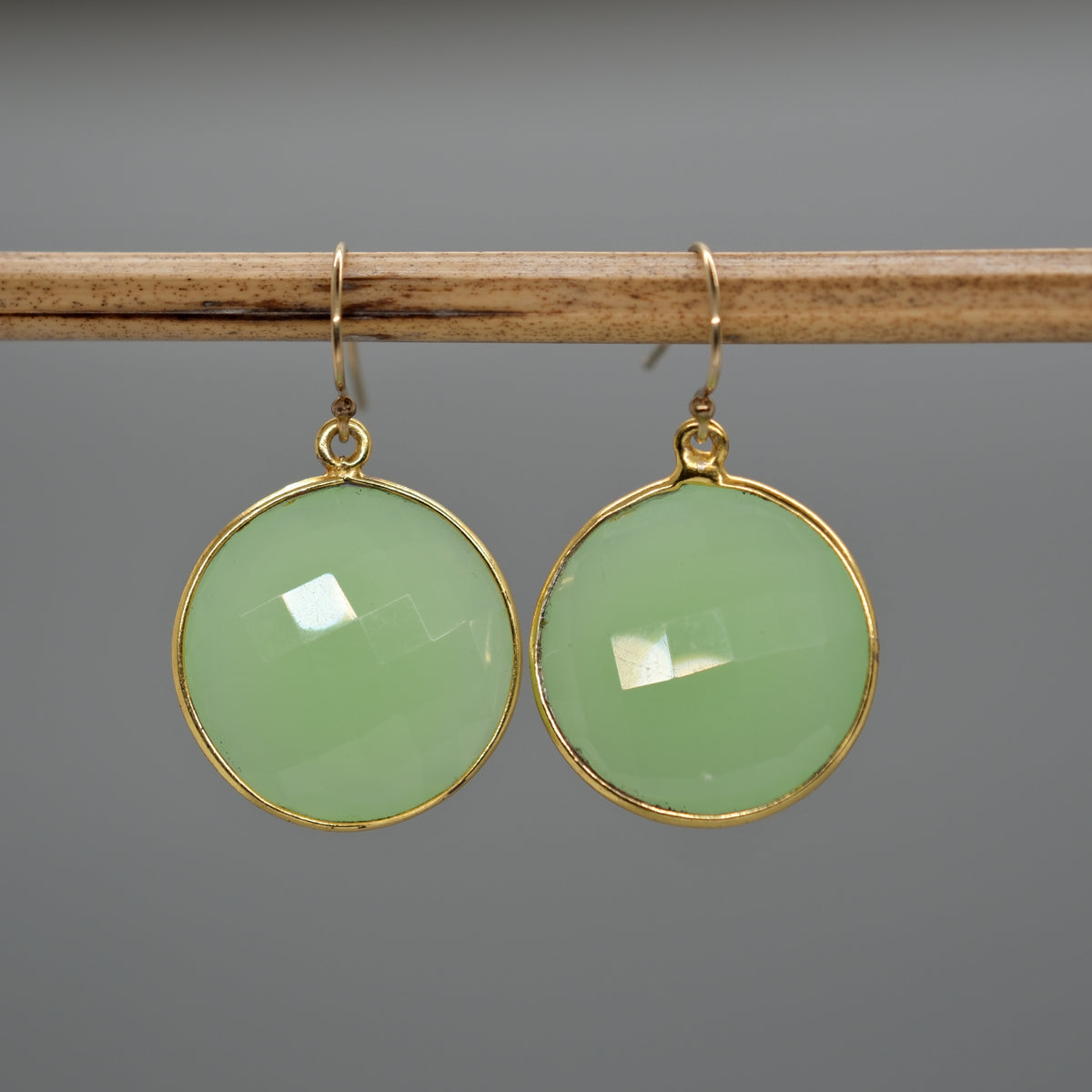 Round Drop Earrings