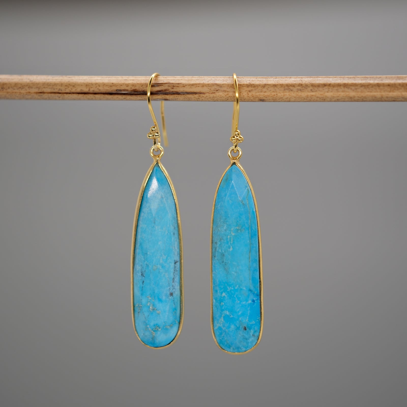 Large teardrop earrings