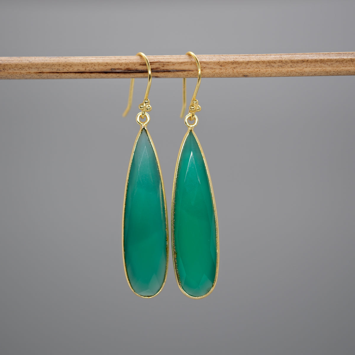 Large teardrop earrings