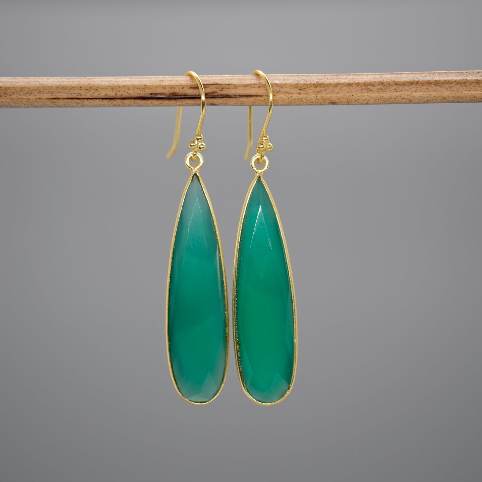 Large teardrop earrings