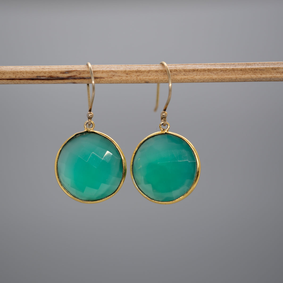 Round Drop Earrings