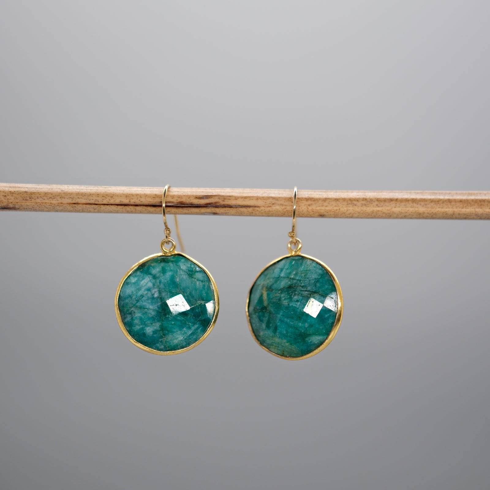 Round Drop Earrings