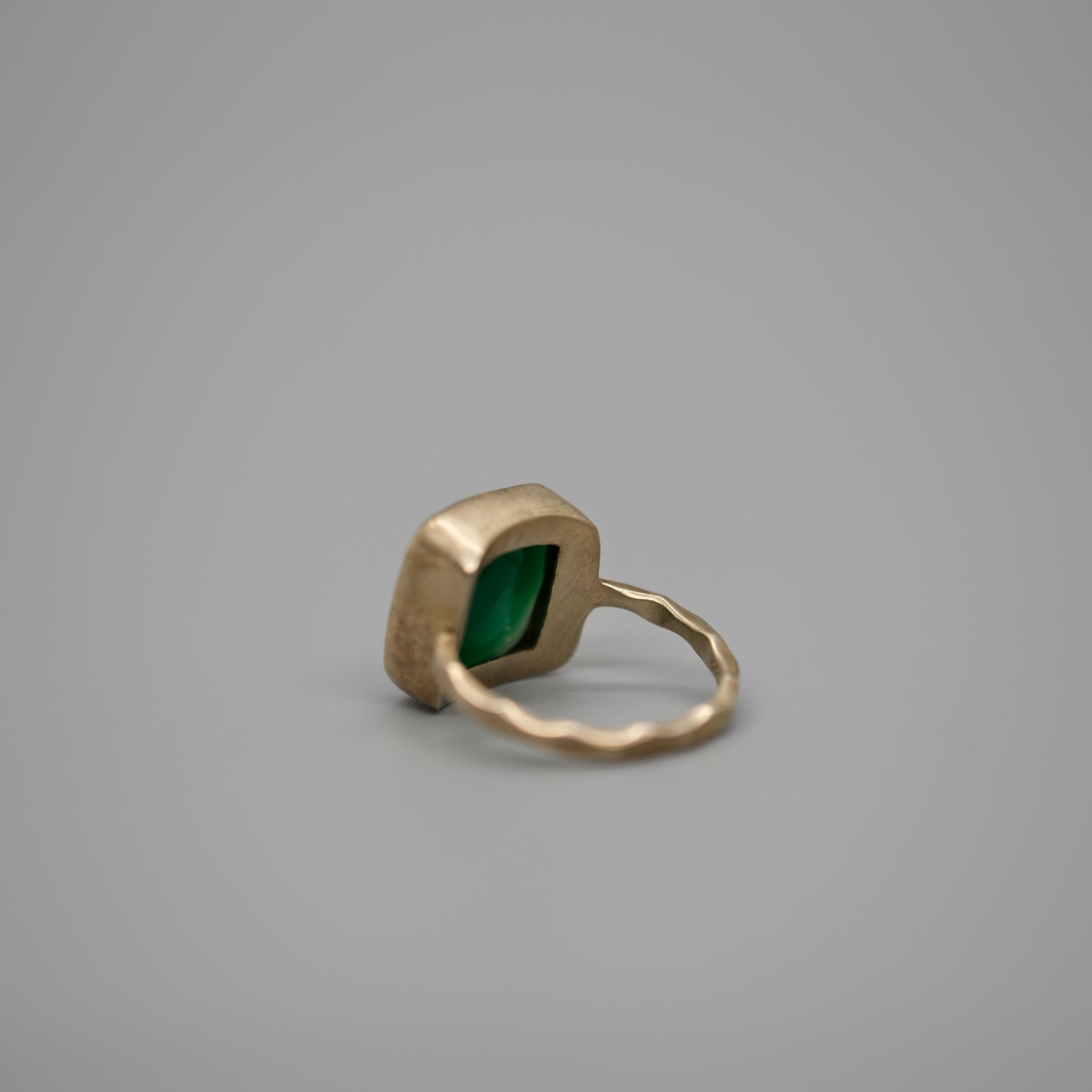 Green onyx ring