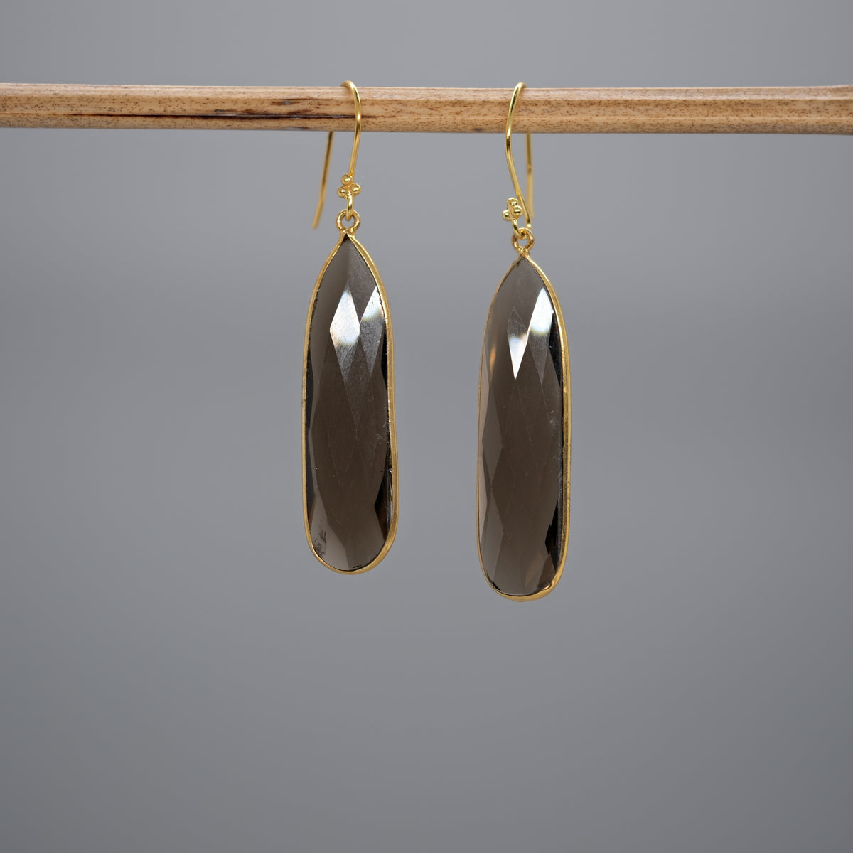 Large teardrop earrings