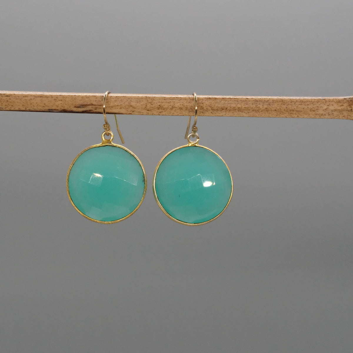 Round Drop Earrings