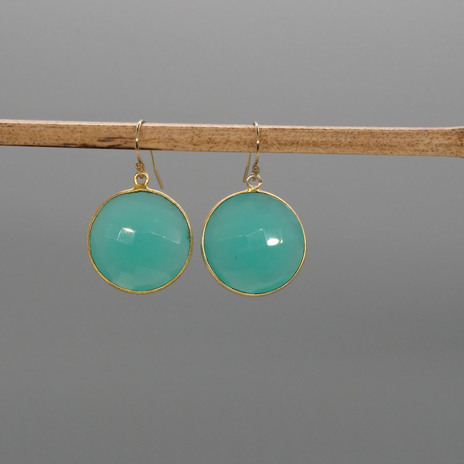 Round Drop Earrings