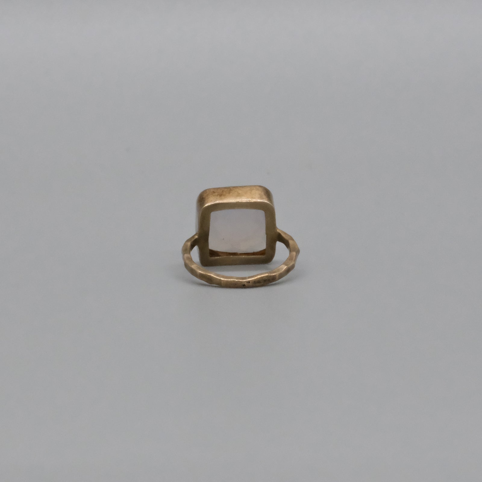 Pale blue Chalcedony ring