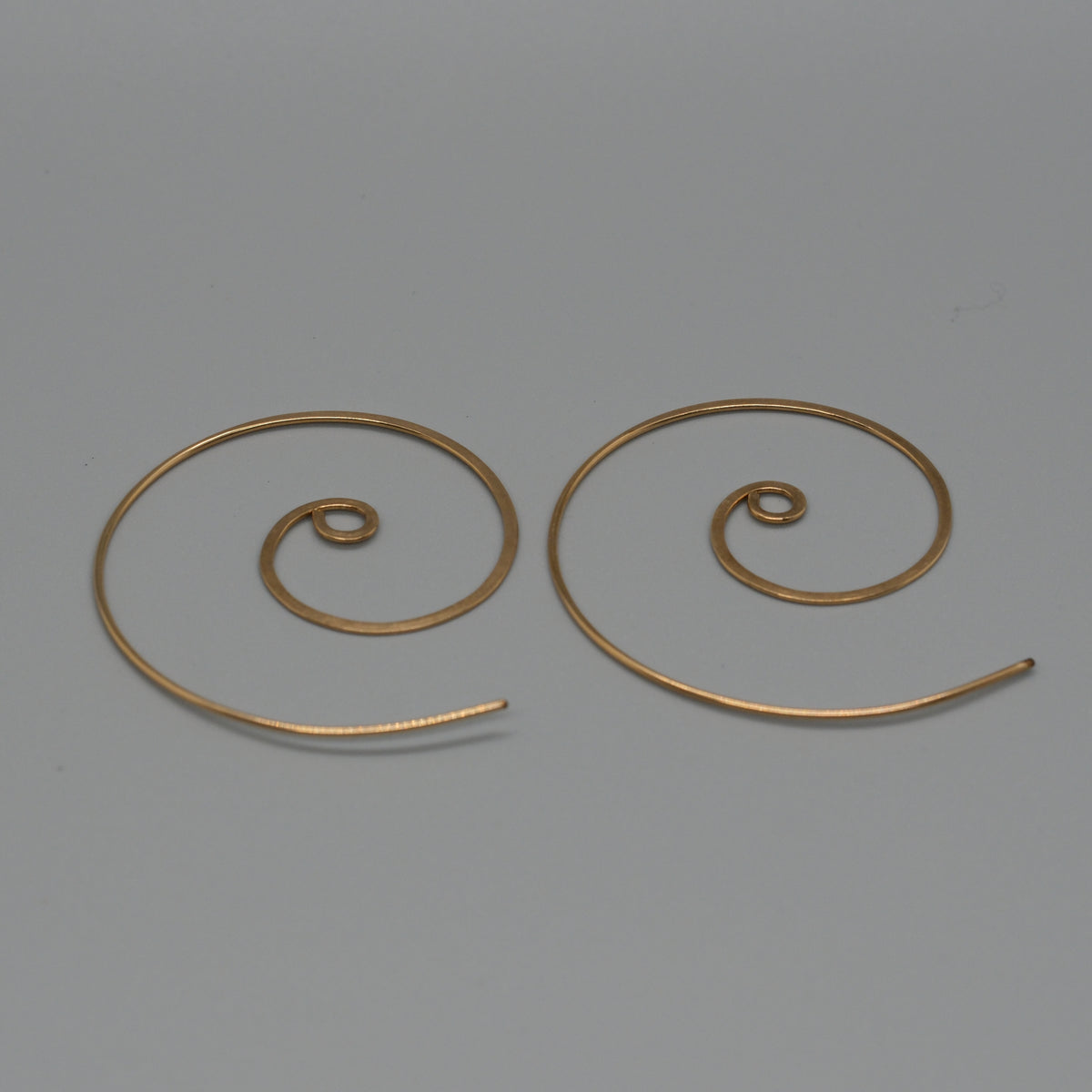 Large swirl earrings