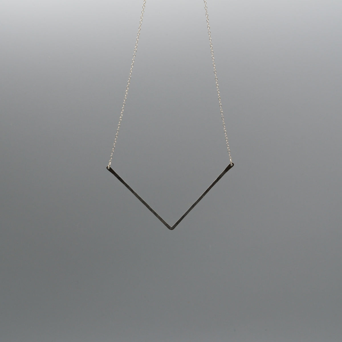 Large chevron necklace