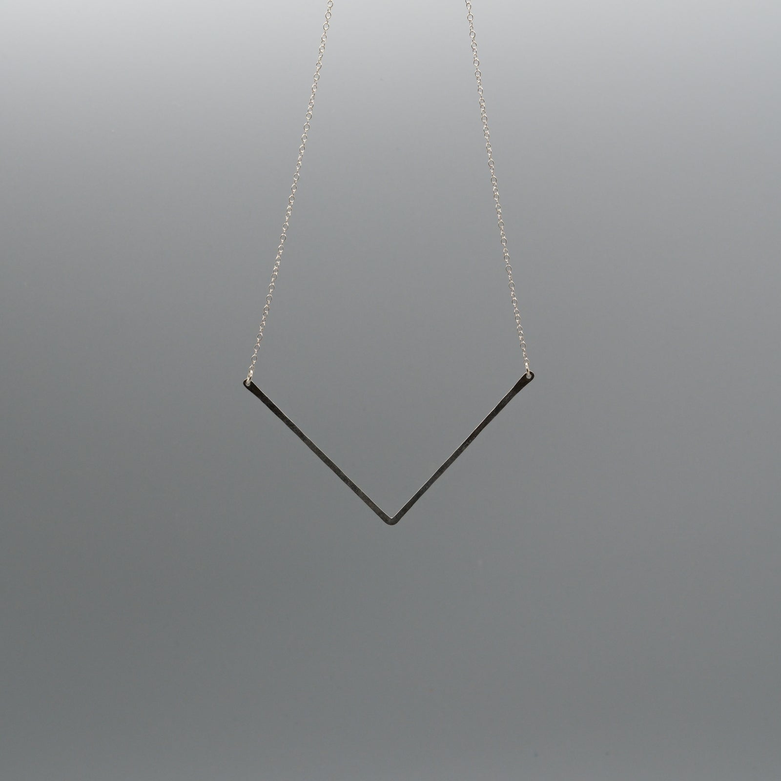 Large chevron necklace