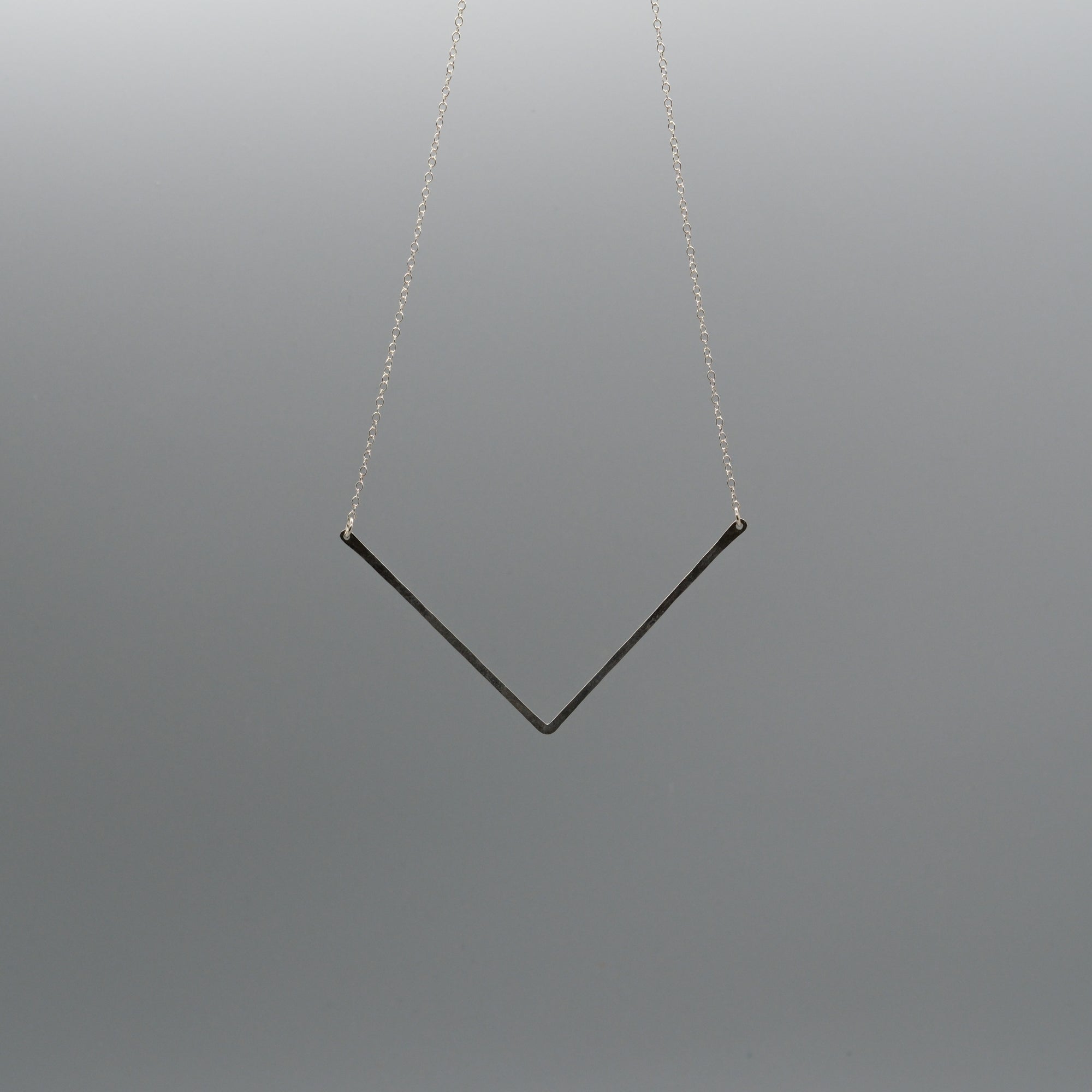 Large chevron necklace