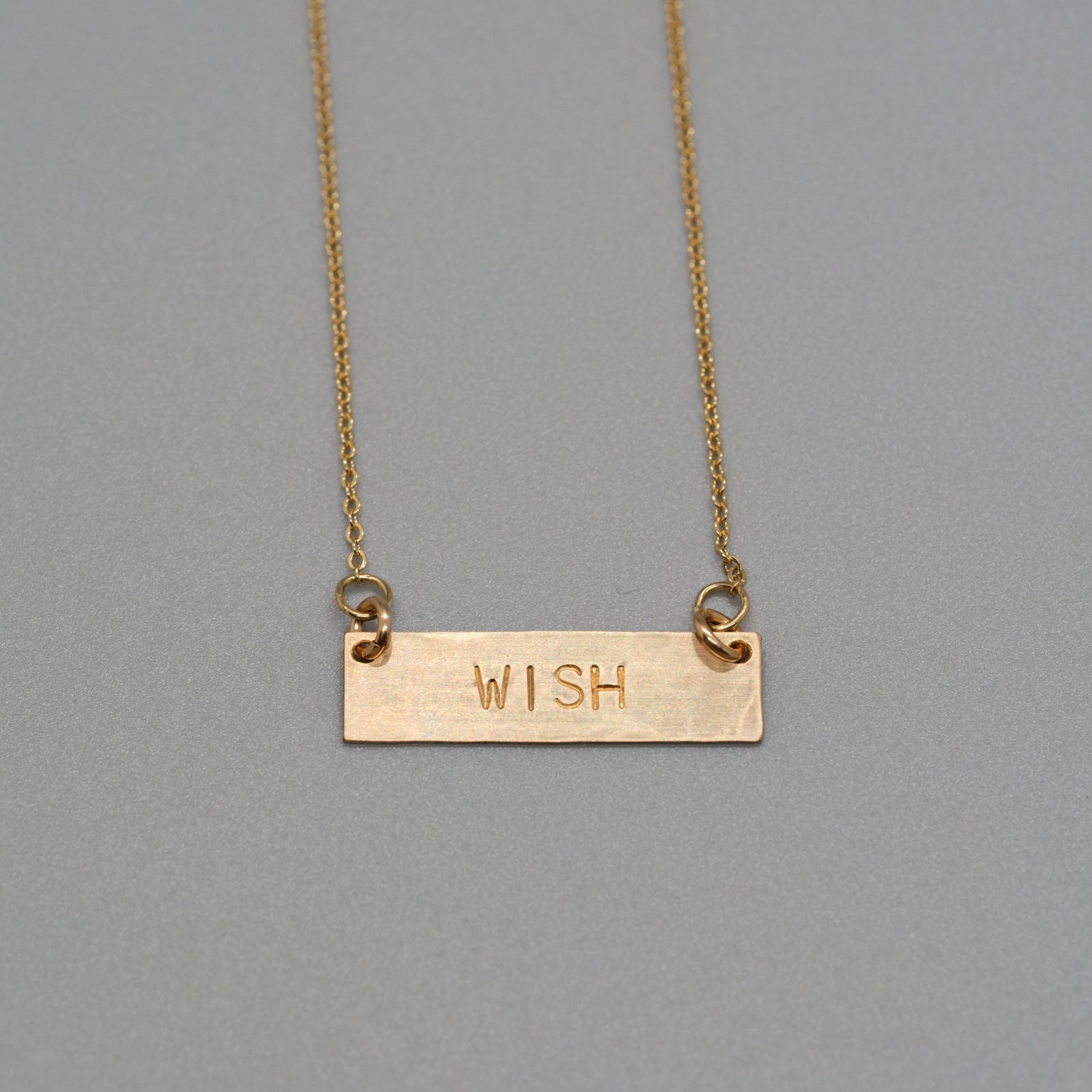 wish bar necklace