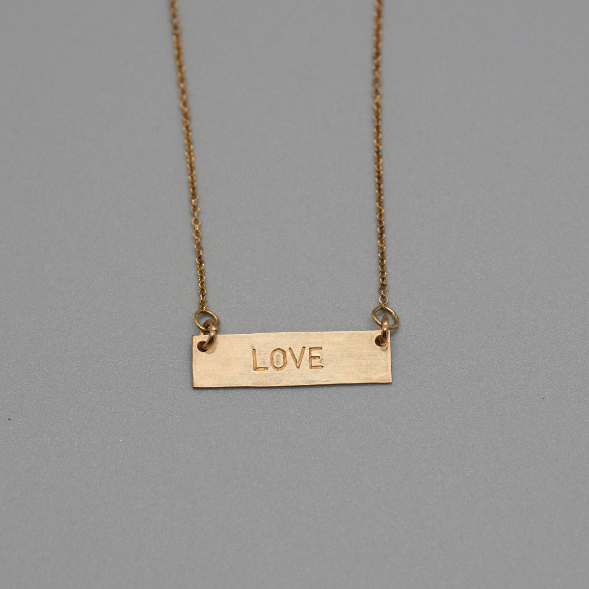 love bar necklace