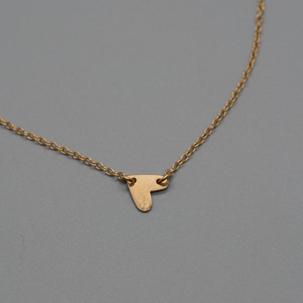 sideway heart necklace