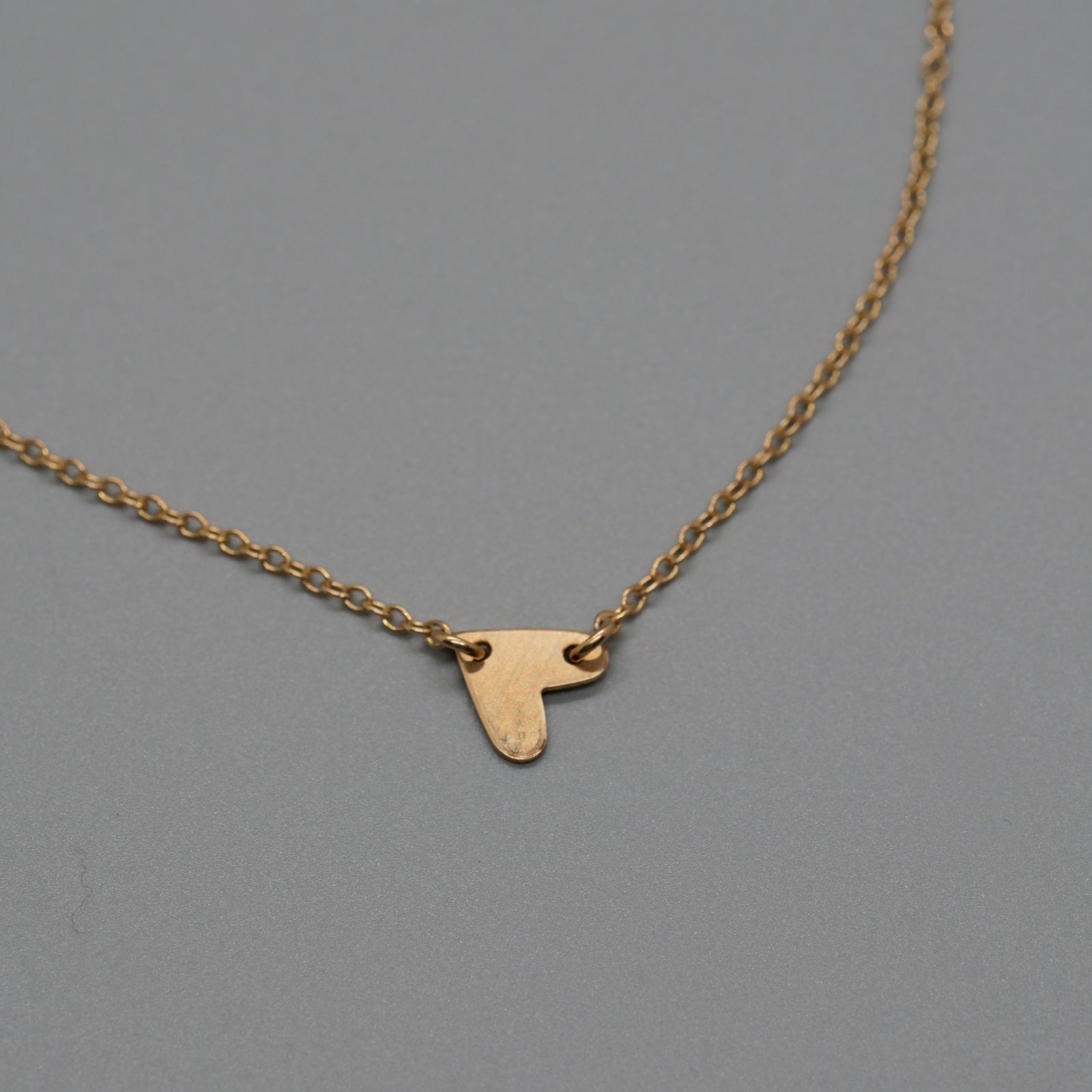 sideway heart necklace