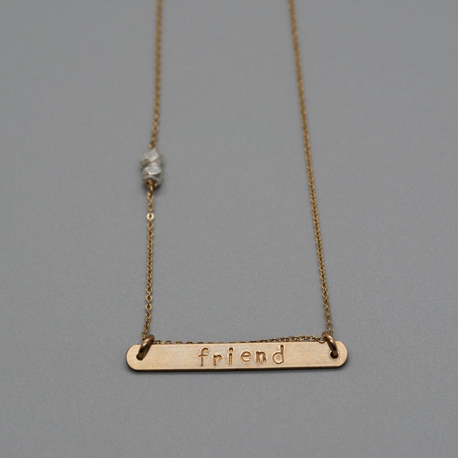 friend bar necklace